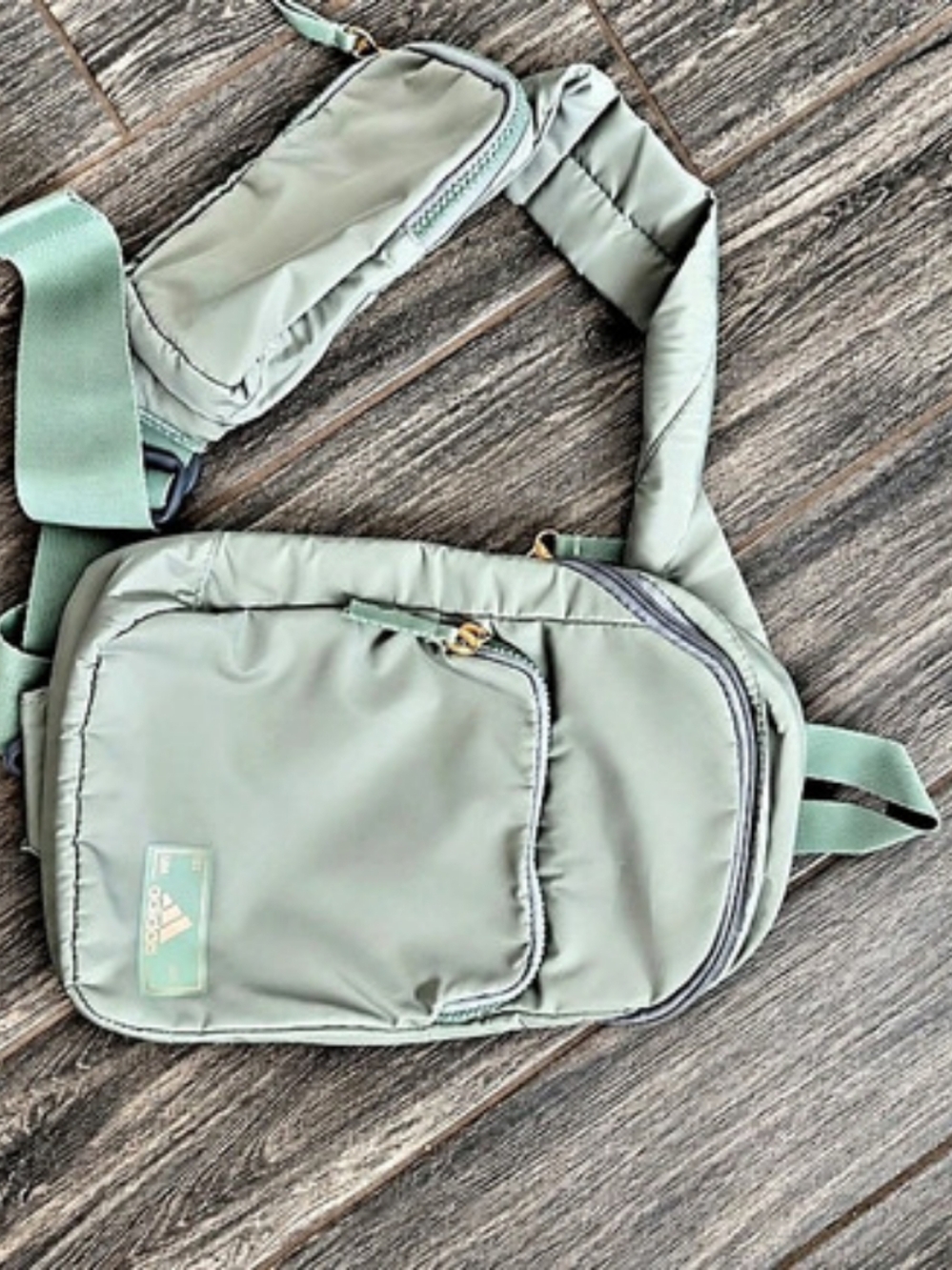 adidas Essentials 3 Sling Crossbody Bag Green
